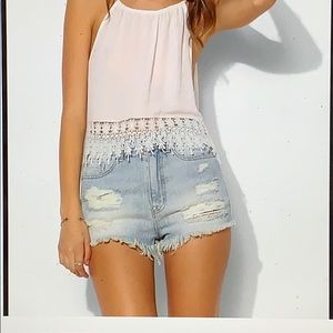 BDG High rise Drew cheeky shorts